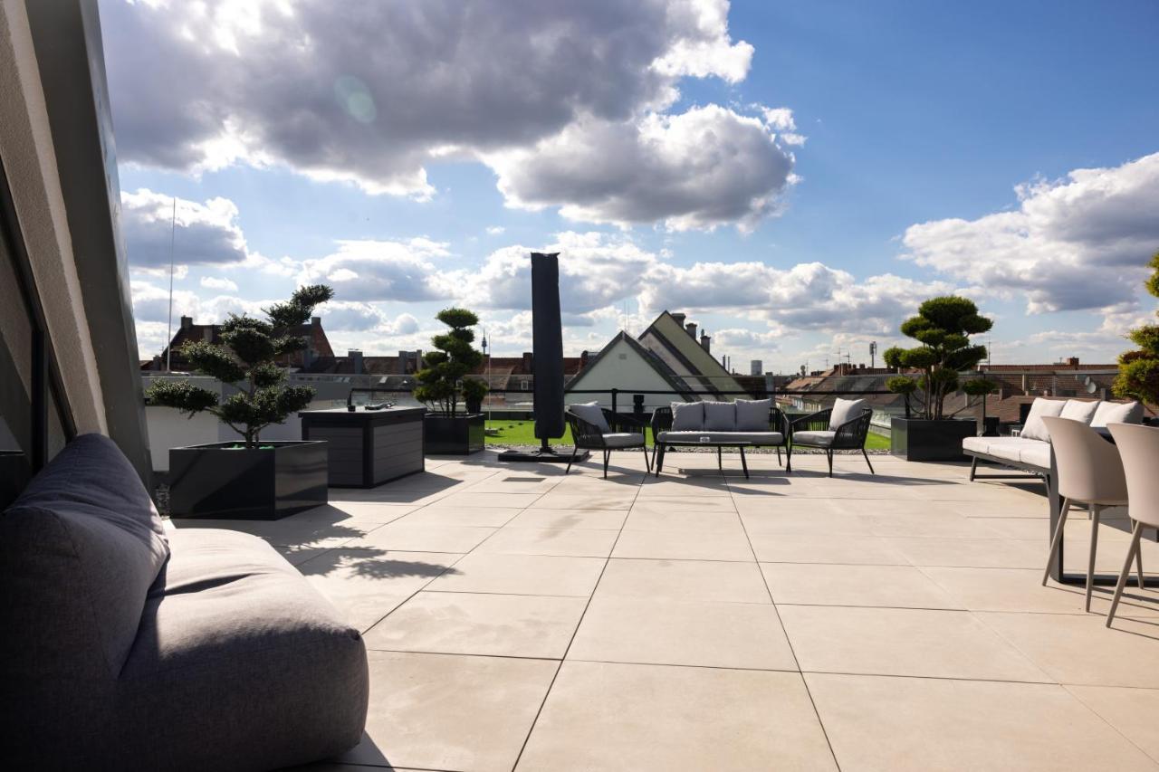 The Penthouse At Eco Smart Apartments Nürnberg Exteriör bild