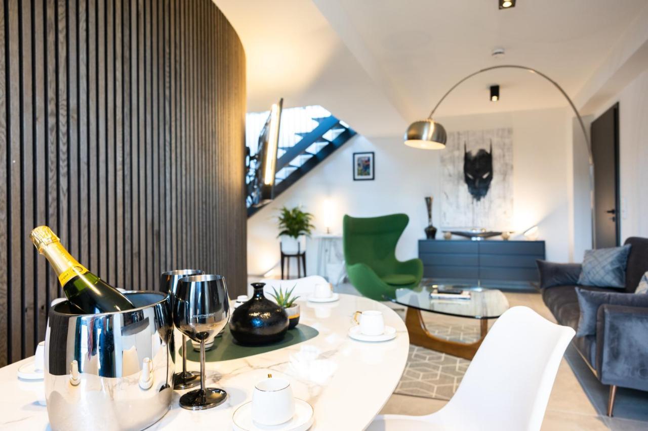 The Penthouse At Eco Smart Apartments Nürnberg Exteriör bild