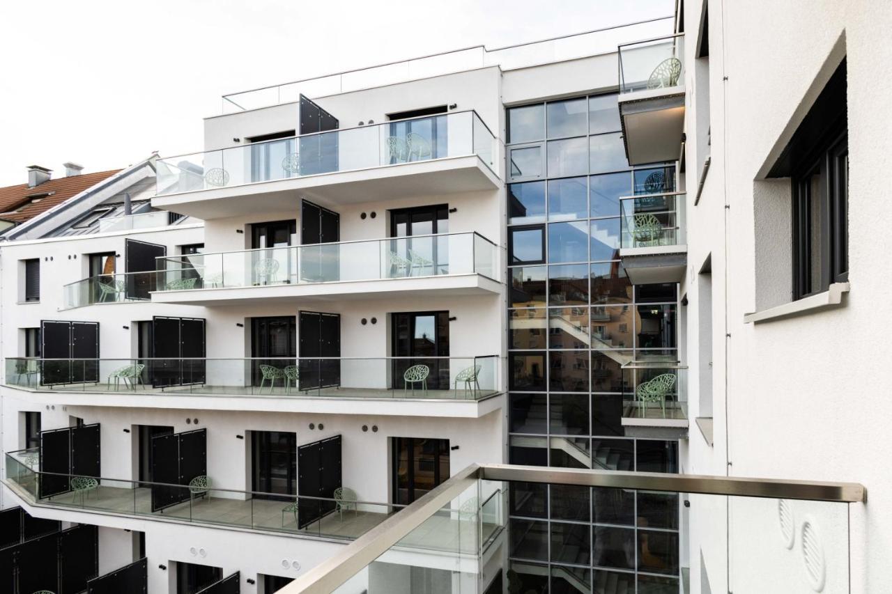 The Penthouse At Eco Smart Apartments Nürnberg Exteriör bild