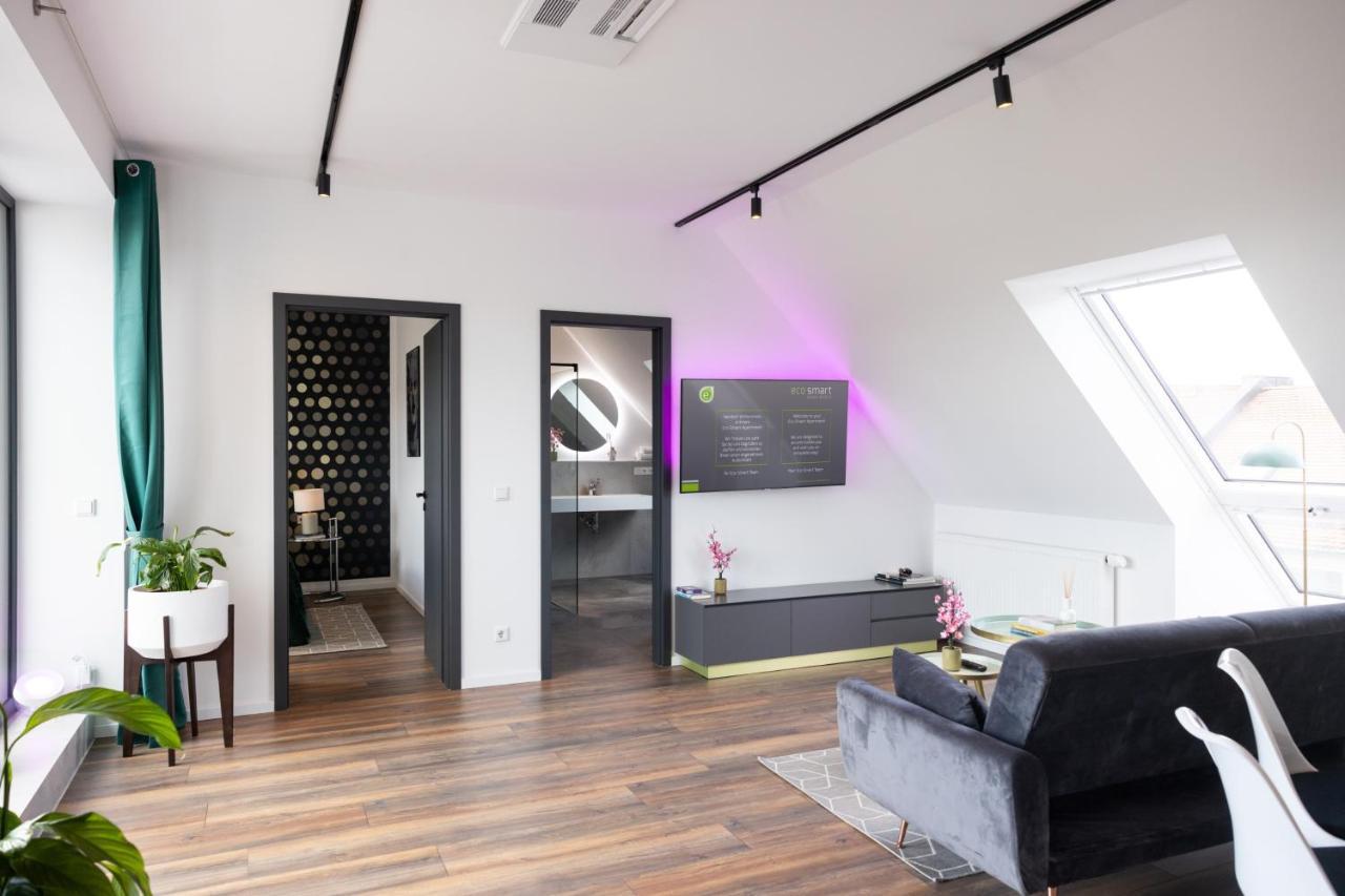 The Penthouse At Eco Smart Apartments Nürnberg Exteriör bild