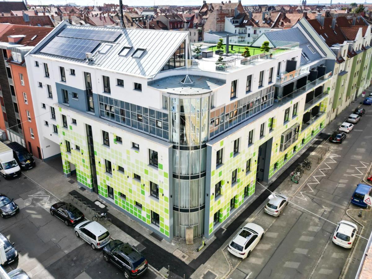 The Penthouse At Eco Smart Apartments Nürnberg Exteriör bild